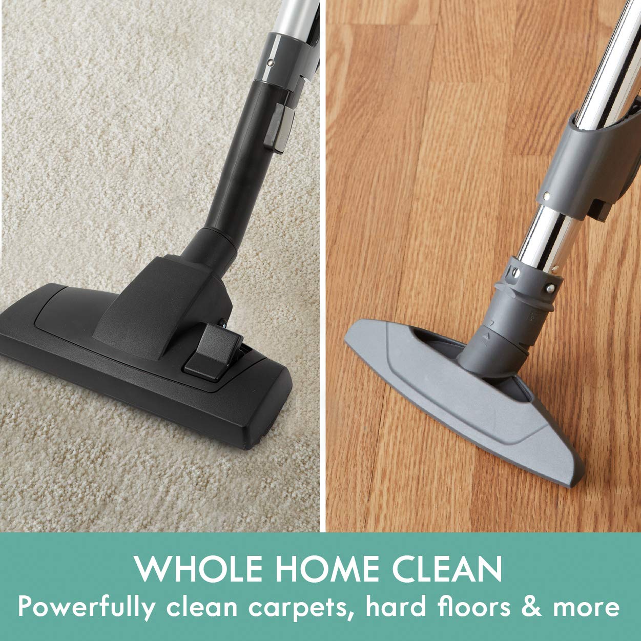 Kenmore BC2005 Pet Friendly Lightweight Bagged Canister Vacuum Cleaner with Extended Telescoping Wand, HEPA Filter, Retractable Cord, and 2 Cleaning Tools - Image 3