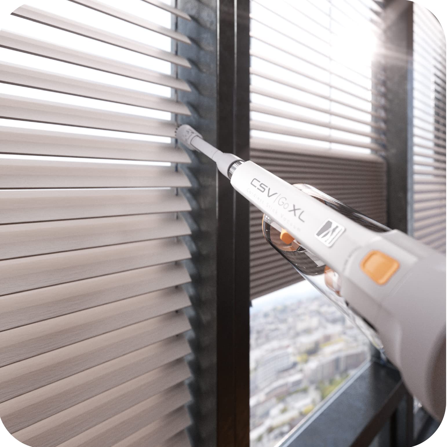 Kenmore DS4030 21.6V Cordless Stick Vacuum with EasyReach Wand, Lightweight Cleaner with 2-Speed Power Control, LED Headlight, Converts to Handheld for Hardwood Floors, Carpet & Pet Hair, Orange - Image 10