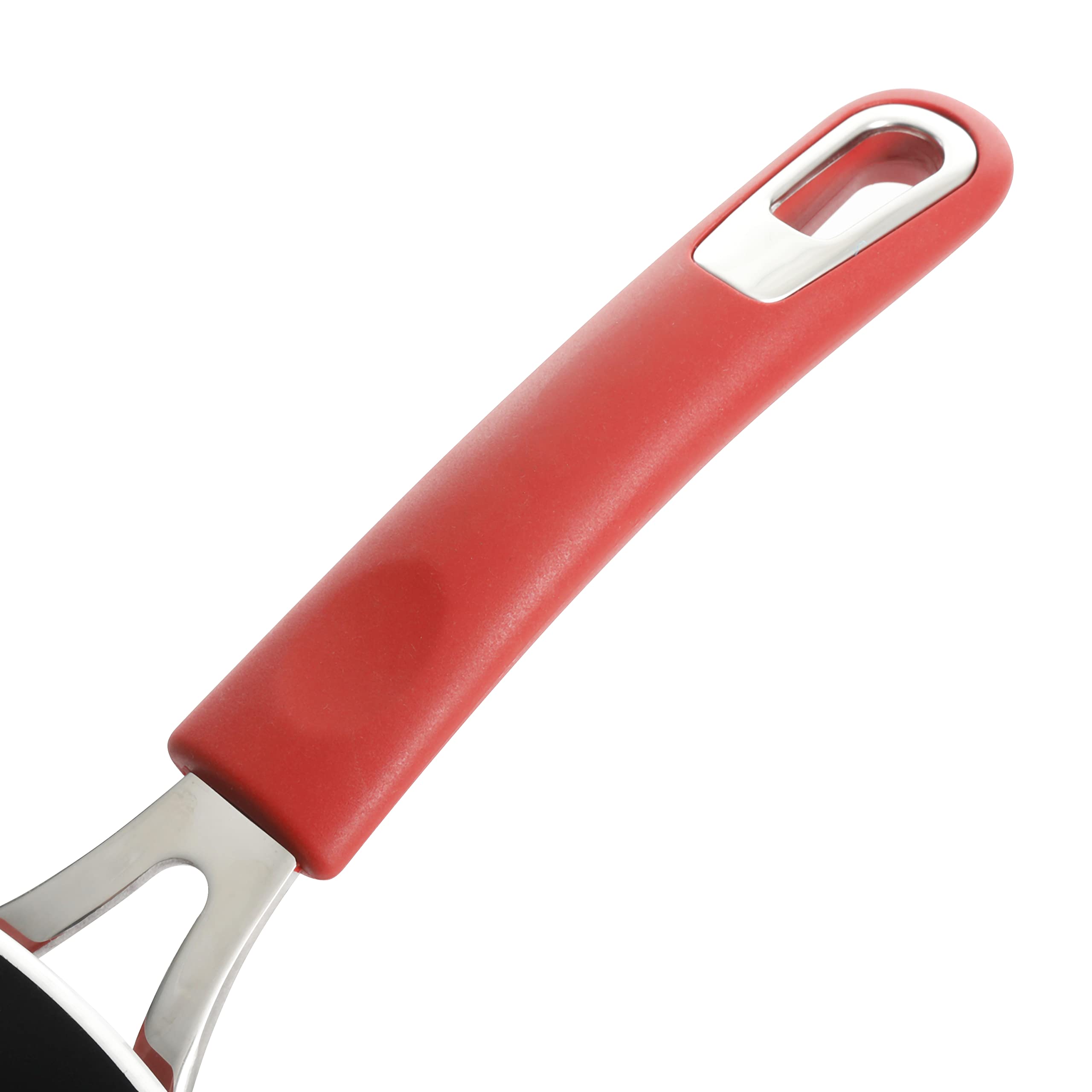 Kenmore Elite Andover Nonstick Platinum Forged Aluminum Cookware Set, 10-Piece, Red Gradient - Image 5