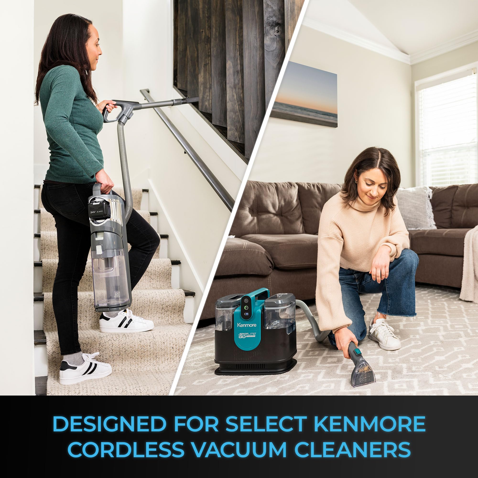 Kenmore KB5001 24V Lithium-Ion Battery Elite Litening Cordless Upright Vacuum (Models: CU7001, CU7005) or SpotLite Go Cordless Portable Carpet Spot Cleaner (Models: KW1090) - Image 3