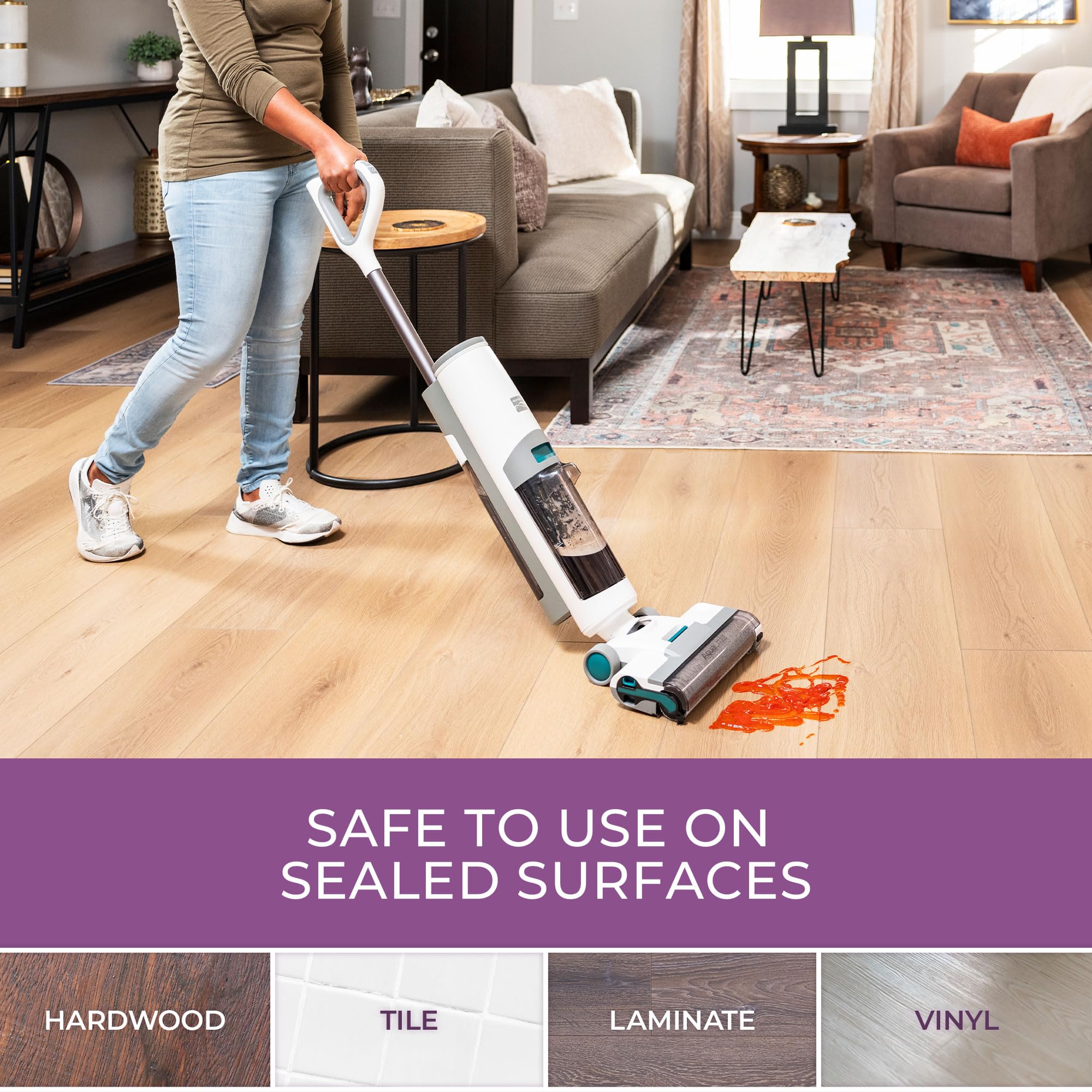 Kenmore KS1020 Pet Multi-Surface Hard Floor Cleaning Formula, 64 fl oz, Designed for hardwood, tile, laminate, and vinyl floors - Image 6