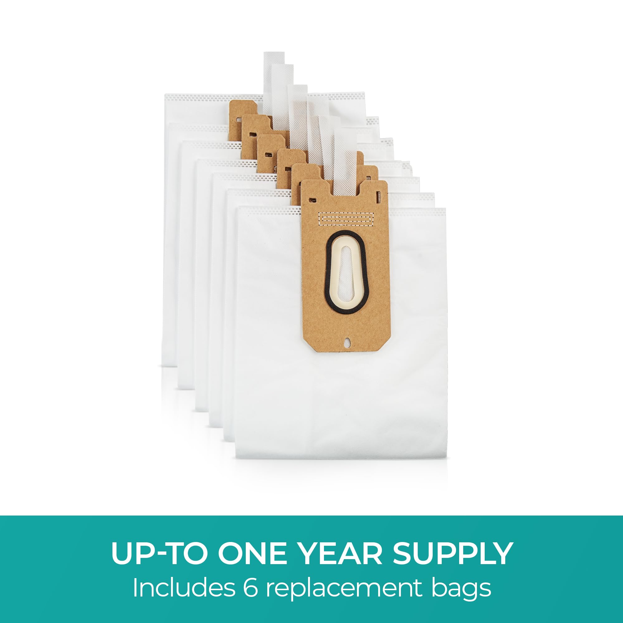 Kenmore UB100 B200 Series Replacement Dust Bags, Pack of 6, for Ultra-Lightweight Commercial Bagged Upright Vacuum Cleaner (Model: BU1001) - Image 3