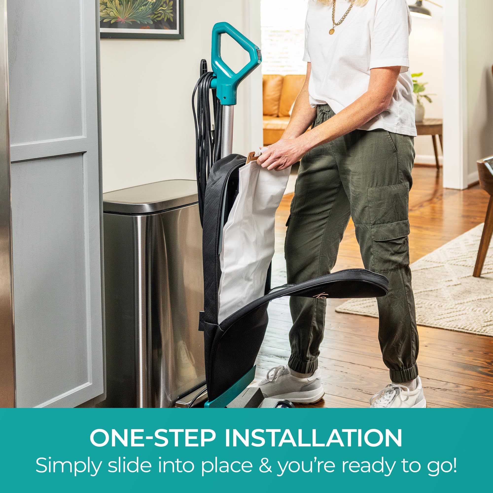 Kenmore UB100 B200 Series Replacement Dust Bags, Pack of 6, for Ultra-Lightweight Commercial Bagged Upright Vacuum Cleaner (Model: BU1001) - Image 5